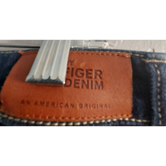 Tommy Hilfiger Jeans Womens 6 Blue Tribeca Skinny Dark Wash Cuffed Denim Pants - Picture 8 of 8
